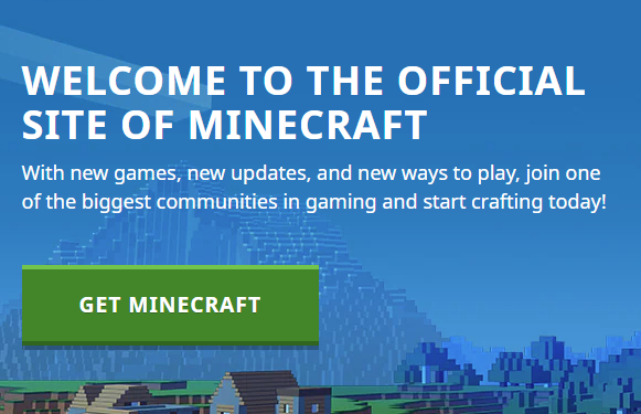 webpage for minecraft